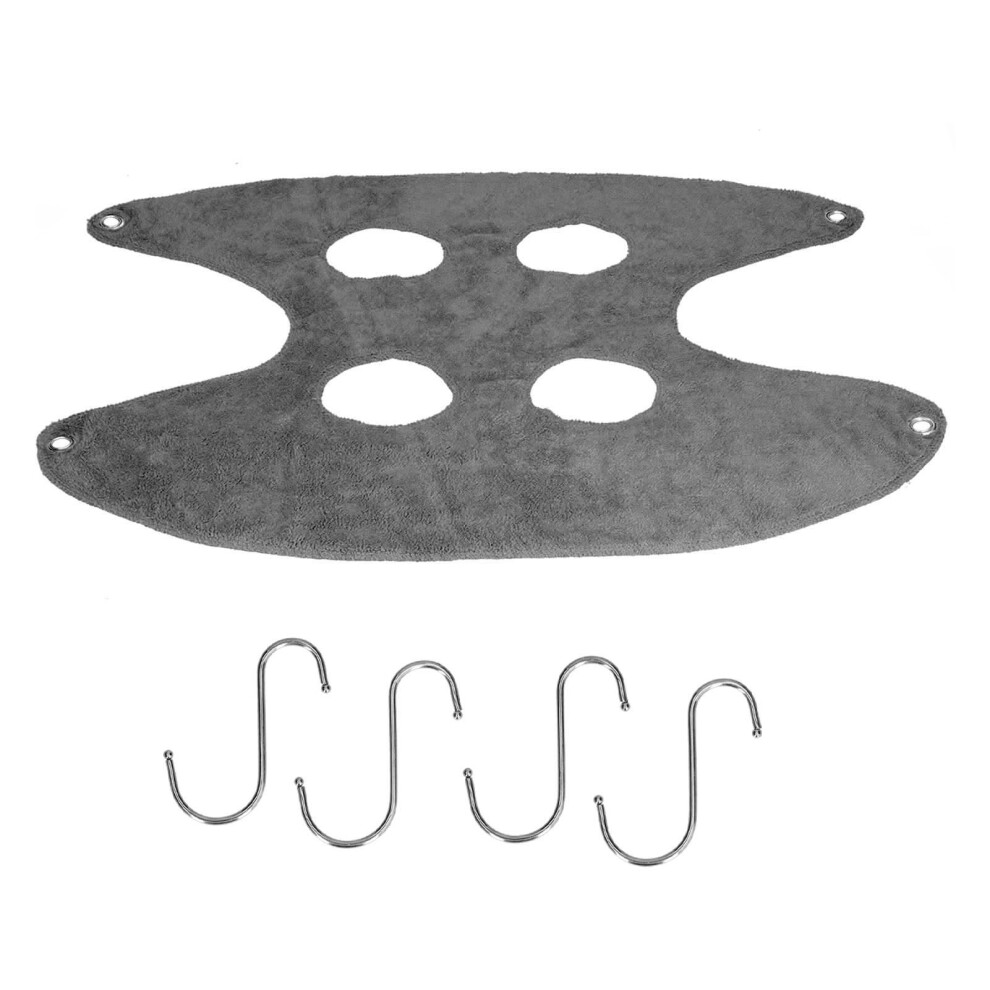 Pet Grooming Sling Dog Grooming Sling Hammock Helper for Bathing Washing Nail ClippingS Grey-image-OPC-PHVX6YB-NEW