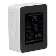 ZNAZ2CO3 5-in-1 Infrarot-Kohlendioxid-Detektor, Weiß, 1500mAh