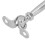 Stainless Steel Cable Railing Kit Adjustable Angle Cable Railing Hardware Kit for Stair Railings3/16 11