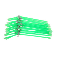 20Pcs Sea Fishing Anti Tangle Feeder Boom with Snaps Tube Balance Connector Fish TackleGreen Metal