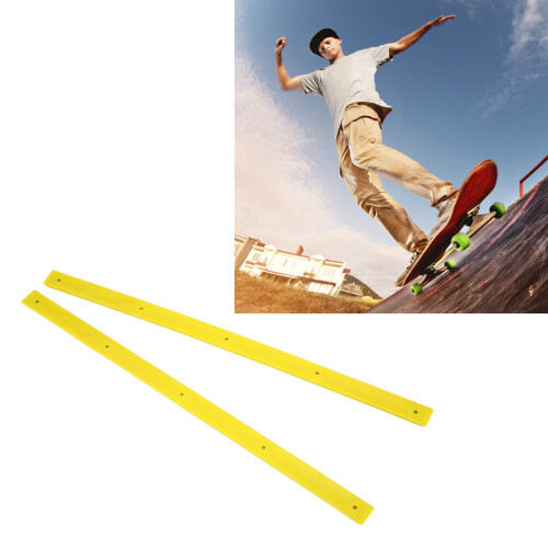 Rib Bones Rails POM 35.7x1.8cm Longboard jaune