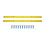 Rib Bones Rails POM 35.7x1.8cm Longboard jaune 2