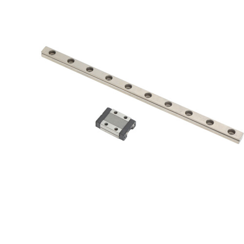 MTN9Rail Rail linéaire mini 6,5 mm  9 mm M3 Argent 1