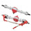 Set di assi metallici MN D90 D91 14,5/14,2 cm Argento-Rosso 3