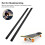 Rib Bones Rails POM 35,7 x 1,8 cm longboard noir 11
