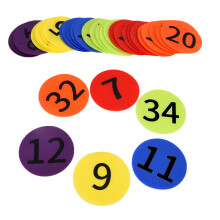 Punti in moquette per pavimento per bambini, 36 pezzi, 6 colori, per aule, scuola dell'infanzia e aree gioco