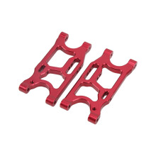 Bras oscillant arrière en aluminium durable pour WLtoys 144001 124018 124019 voiture RC rouge