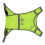 Gilet réfléchissant de course 44 cm jaune fluorescent 16
