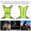 Gilet réfléchissant de course 44 cm jaune fluorescent 5