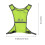 Gilet réfléchissant de course 44 cm jaune fluorescent 6