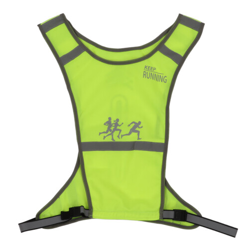 Gilet réfléchissant de course 44 cm jaune fluorescent 1