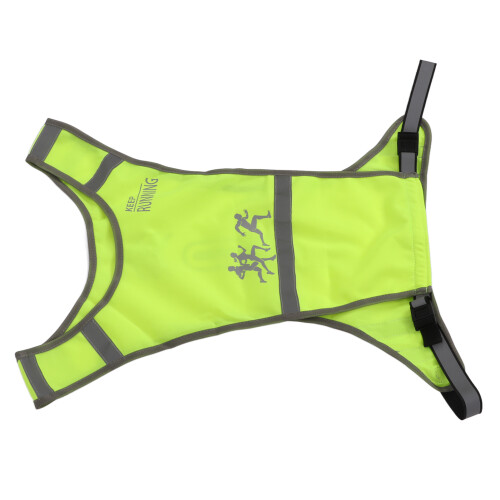 Gilet réfléchissant de course 44 cm jaune fluorescent