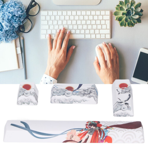 Ensemble de 4 capuchons PBT Five-Side Numpad Enter 2