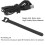 100 pezzi fascette per cavi autoadesive riutilizzabili, PP+nylon 10