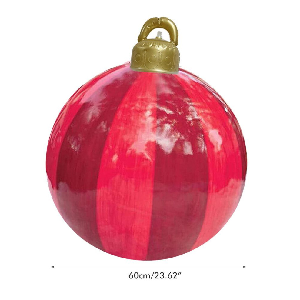 23.6 Inch Christmas Ball Christmas Indoor Outdoor Crafts Decoration PVC Inflatable Ball Family Christmas Holiday Party Ball-image-OPC-PHVX7Z9-NEW