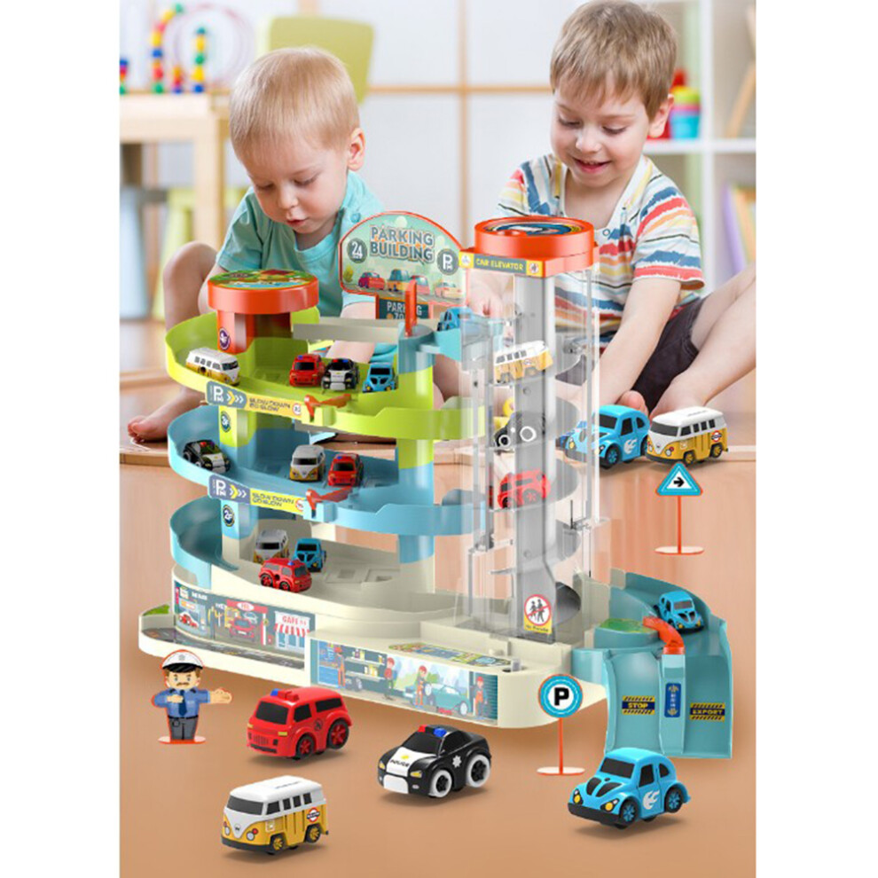 Car Adventure Toy for Kids Electric Rail Car Ramp Toys Car Race Track Toy Set Educational Toys Parent Child Interactive Racing Kids Toy Gif