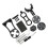 Supporto di estensione GPS Garmin Edge - plastica resistente, nero, lunghezza 75 mm 15