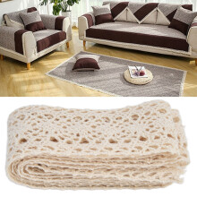 Galon de dentelle en coton pur pour rideaux 10yd (9,1 m) 4,0 cm