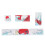 Ensemble de 4 capuchons PTB - Motif Espace Échap Entrée 10