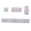 Ensemble de 4 capuchons PTB - Motif Espace Échap Entrée 7