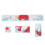 Ensemble de 4 capuchons PTB - Motif Espace Échap Entrée 14