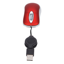 Souris USB filaire 1600 DPI - Portable, molette à 3 directions