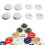 Copertina posteriore per badge da 50 mm in latta/plastica, 100 pezzi 16