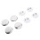Copertina posteriore per badge da 50 mm in latta/plastica, 100 pezzi 1