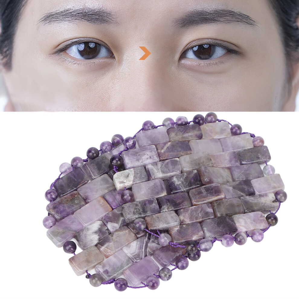 Dark Amethyst Eye Pack Wrinkles Swelling Elimination Circles Fading Jadestone Eye Massager