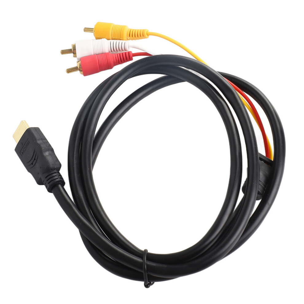 Hd To Audio Video Cable 1.5M Length Signal Transmitter Audio Connector Hd Multimedia Interface Male To Audio Video Cable 4621322147196