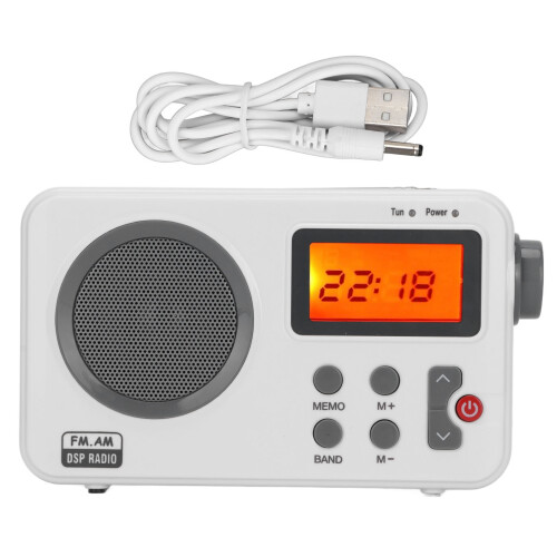 Radio portatile LCD AM/FM, subwoofer da 50 mm, 20 pezzi. 1