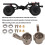 2 pezzi di coppa sterzo in titanio per RC WPL B14 31mm19mm 3