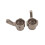 2 pezzi di coppa sterzo in titanio per RC WPL B14 31mm19mm 5