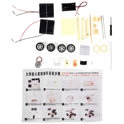 Kit fai-da-te di auto a energia solare - 2 batterie AA 1