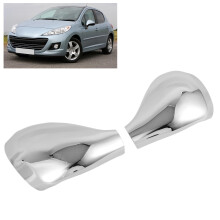 Cache-rétroviseur 2 pièces pour Peugeot 207 et 308 Décoration intérieure et sécurité du véhicule