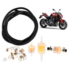Kit di tubi del carburante 9.85ft ID 1/4in OD 1/3in nero