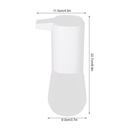 Capteur inductif 600 ml Blanc 22,7x9,3x11,5 cm 2