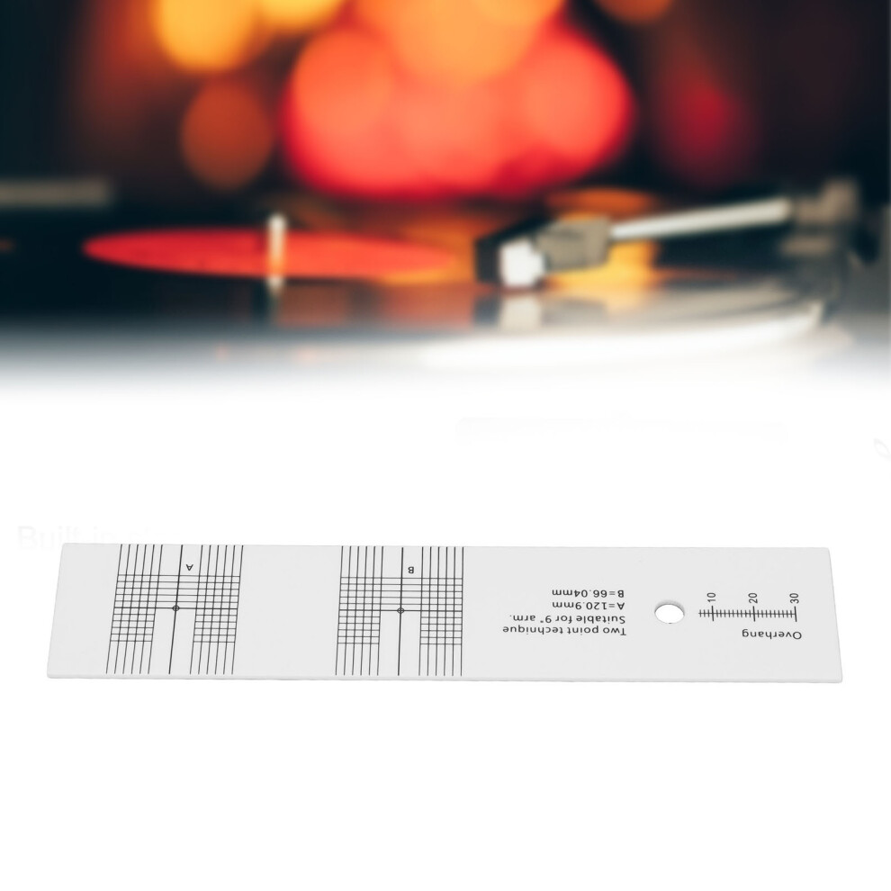 Cartridge Alignment Protractor Tool Acrylic Lp Phono Cartridge Stylus Alignment Protractor For Measurement 8761322149526