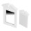 1:12 Miroir de coiffeuse pour maison de poupée blanc 10 x 6 cm 8