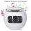 G90S Ball Bluetooth 5.0 Sveglia 1200mAh Bianco 3