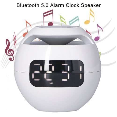 G90S Ball Bluetooth 5.0 Sveglia 1200mAh Bianco 2