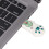 Clé USB 2.0 en forme de patte de chat, 64 Go, Dino vert 12