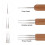 0,5 mm ensemble de crochets pour dreadlocks L bambou+alliage 9