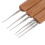 0,5 mm ensemble de crochets pour dreadlocks L bambou+alliage 10