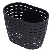 Cestino per bici dei bambini in plastica rinforzata, resistente all'usura e durevole, 15 L, nero