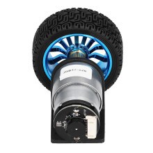 Auto bilanciante Motori DC a ingranaggi a doppio albero Encoder Supporto & Ruota 12V 1590RPM