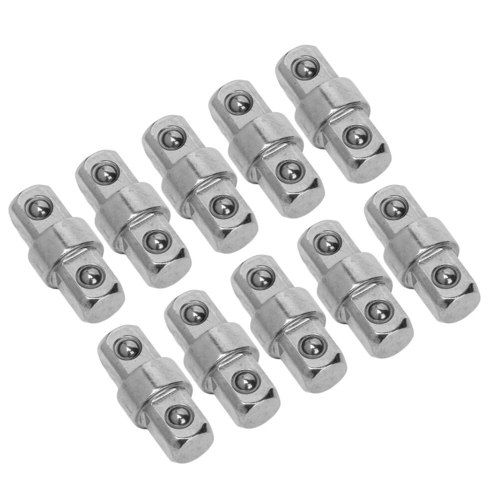 10Pcs 3/8In Wrench Connector Stainless Steel Double End Spanner Adapter Conversion Tool 4281322154848