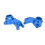 2 pezzi blocco sterzo 1/10 in alluminio blu per Senton 16