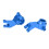 2 pezzi blocco sterzo 1/10 in alluminio blu per Senton 9
