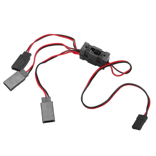 Cavo a Y da JR a JST 1 per 3 canali con interruttore per auto RC 1